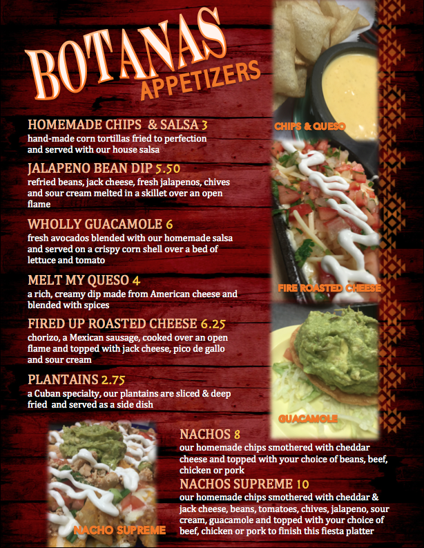 Corona Village Menu Corona Village Menu