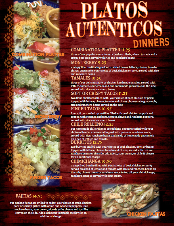 Corona Village Menu Corona Village Menu